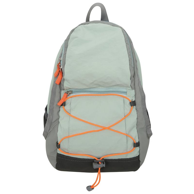 

Outdoor Backpack Men s Color Block Lightweight Travel Backpack Small зелений/сірий колір