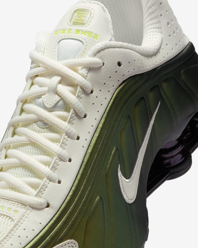 IB8062-133 Nike Shox R4 Olive Green (Women's)