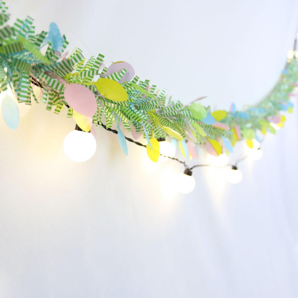 1PC 2m Festive Party Decorations Easter Scene Arrangement Egg Hanging with Top Strip Stage Background Decorative Color Strip