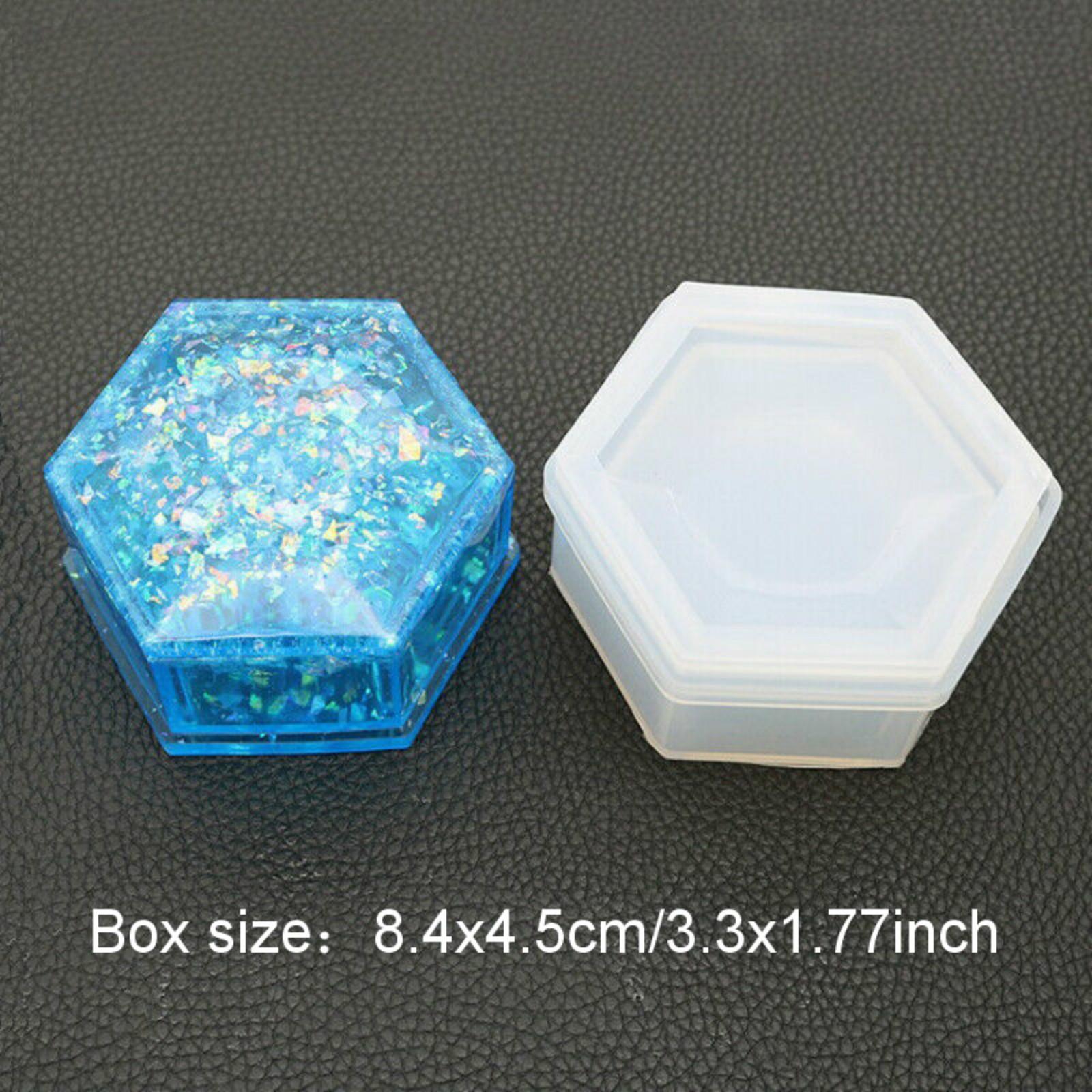 

Силиконовая форма, банка для хранения ювелирных изделий, форма для смолы, гипса, цемента, глины, ювелирного резервуара, форма для самостоятельного изготовления хрустальной эпоксидной подарочной коробки, искусство ручной работы