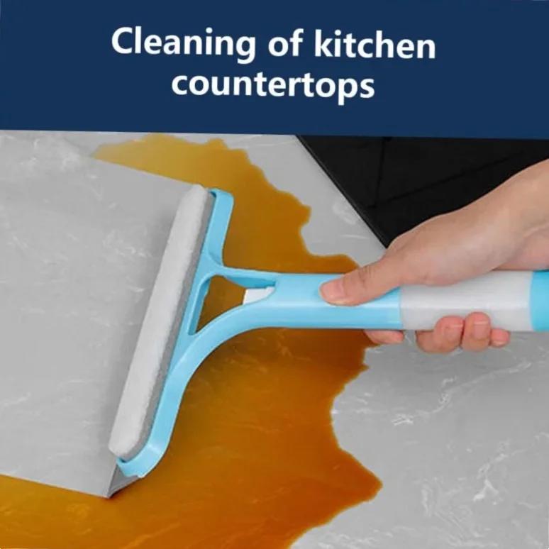 Multi-Purpose Glass Cleaning Bathroom Mirror Cleaner Car Glass Shower Clean Tools Wiper Scraper Household Cleaning Accessories