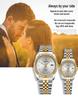 Wolis Waterproof Quartz Couple Watches - Elegant Men's and Ladies' Wristwatches