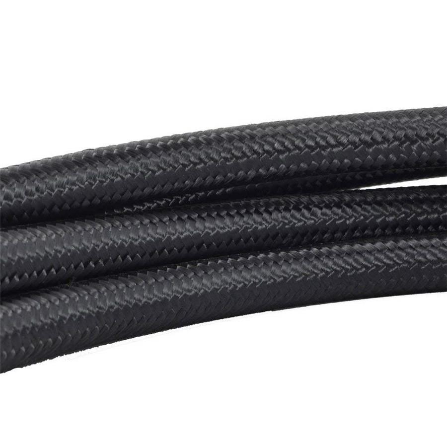 AN16 AN-16 Nylon Steel Braided Oil Fuel Gas Radiator Line Hose 3.3 Foot 1500 PSI