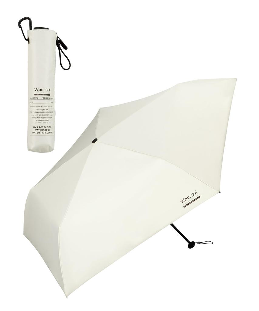 IZA Umbrella for Sun and Rain and LIGHT SLIM Off UV Heat Parasol for Folding Wpc. Men's [Lightweight Slim] & [100% Shading, 100% Protection, UPF50+,