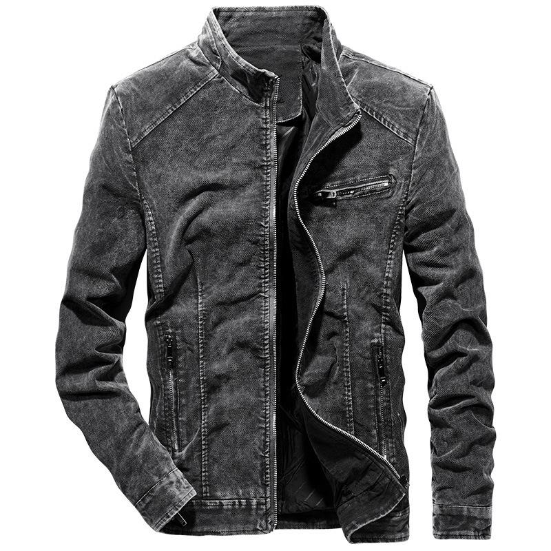 2018 Autumn Men's Slim-Fit Denim Jacket - Korean Style Trendy Top