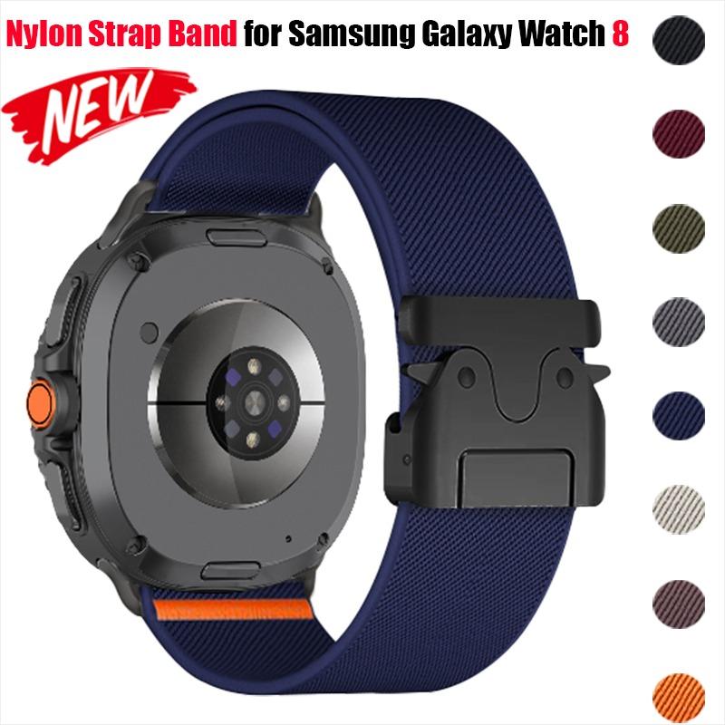 Nylon Strap Band for Samsung Galaxy Watch 8 40mm 44mm Comfortable Breathable Bracelet for Galaxy Watch 8Classic 46mm Correa Band