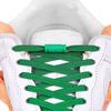 2Pair New Colorful Capsule Lock Shoelaces Without Ties Elastic Laces Sneakers No Tie Shoe Laces Kids Adult 0.6cm Flat Shoelace