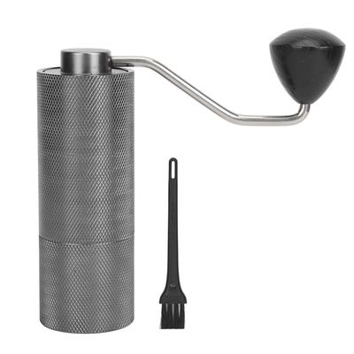 Manual Coffee Grinder Portable Small Hand Crank Coffee Bean Mill for Office Camping Home Midnight