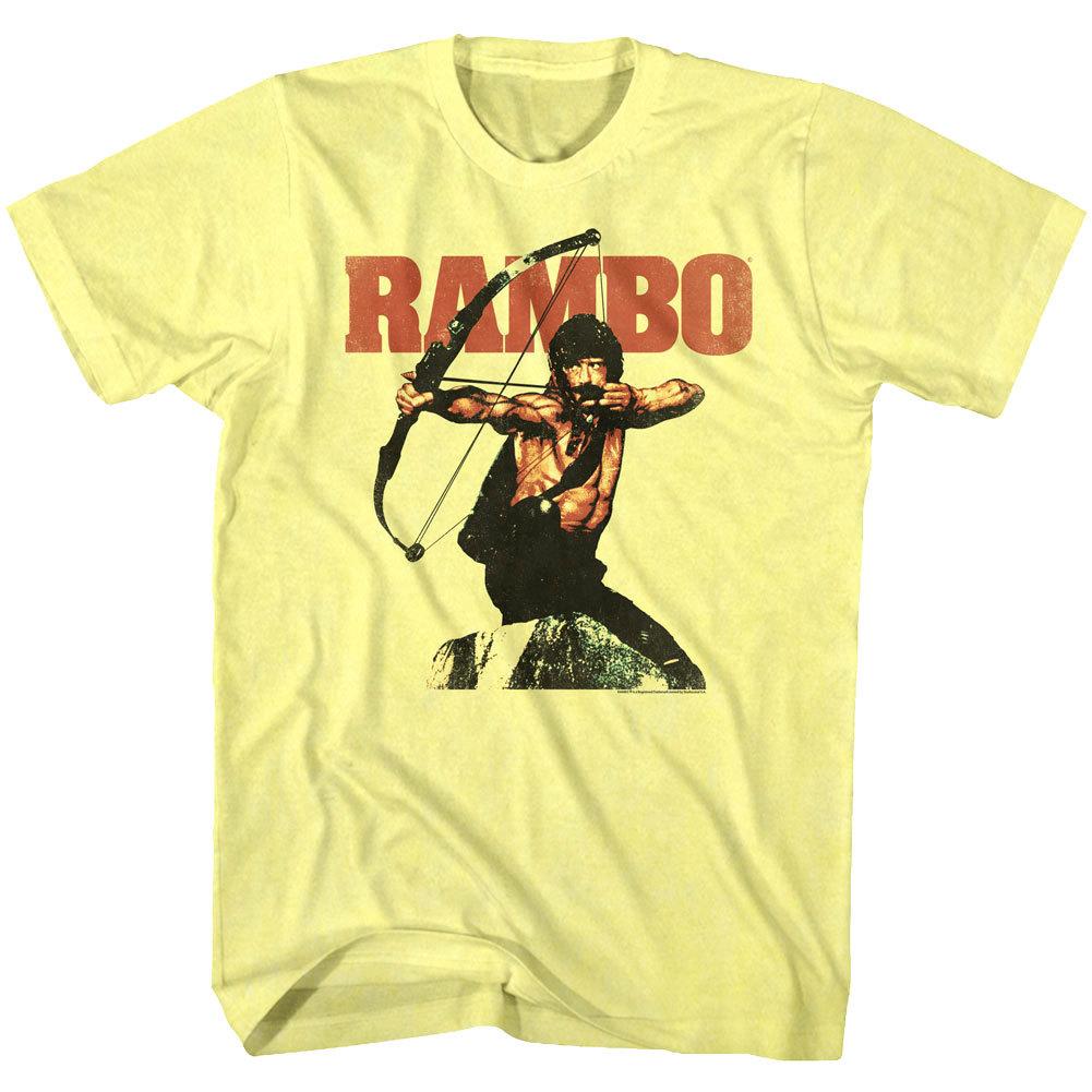 Rambo Movie Bow Arrow Mens T Shirt Military Action Hero Soldier Fight XXL
