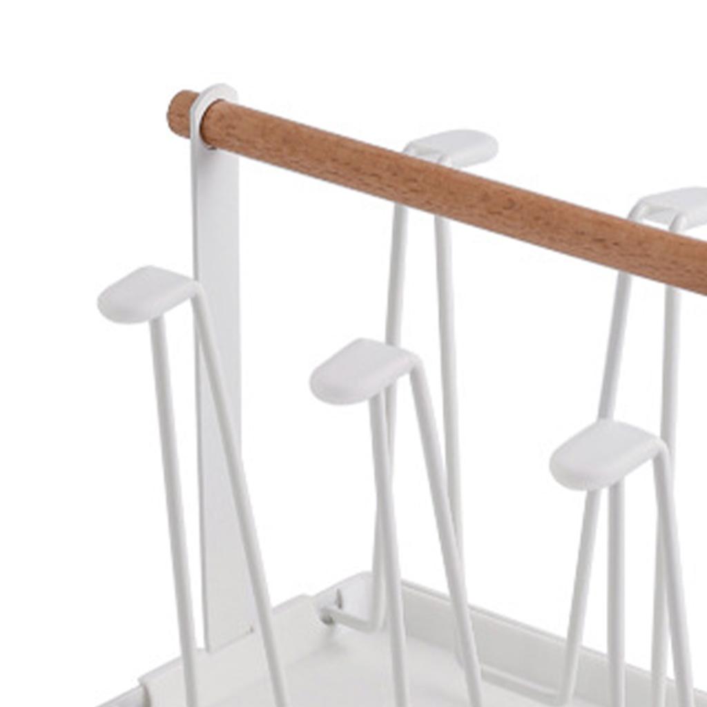 Cup Drying Rack Iron Art Mug Draining Holder Multi Functional Kitchen Cup