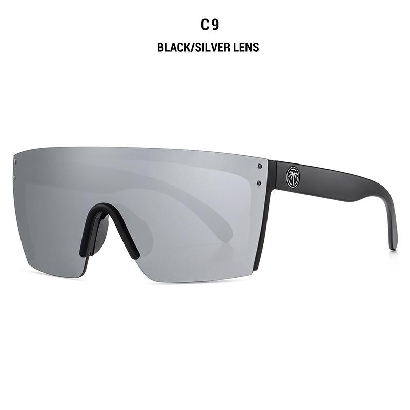 Vague de Chaleur Transfrontalière Meilleures Ventes Lunettes de Vélo Monture Large Film Authentique de Haute Qualité Lunettes de Soleil de Sport d'Extérieur