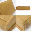 Used COACH Pouch 9311 Leather Beige Hand Pouch