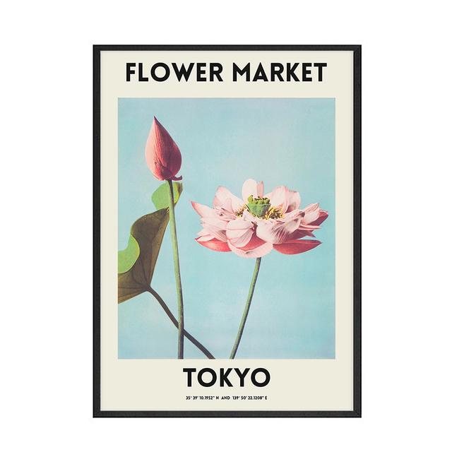 Rám z masivního dřeva Nordic Fleur Rostliny Malba na plátně Amsterdam Paříž Plakáty Reprodukce Stockholm Tokio Nástěnné obrazy do obývacího pokoje Home Decor
