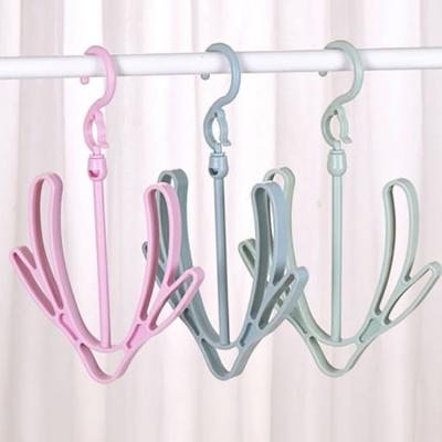 New Organizer Plastic Drying Hanger Shoe Racks Storage Shelf 2 Hooks