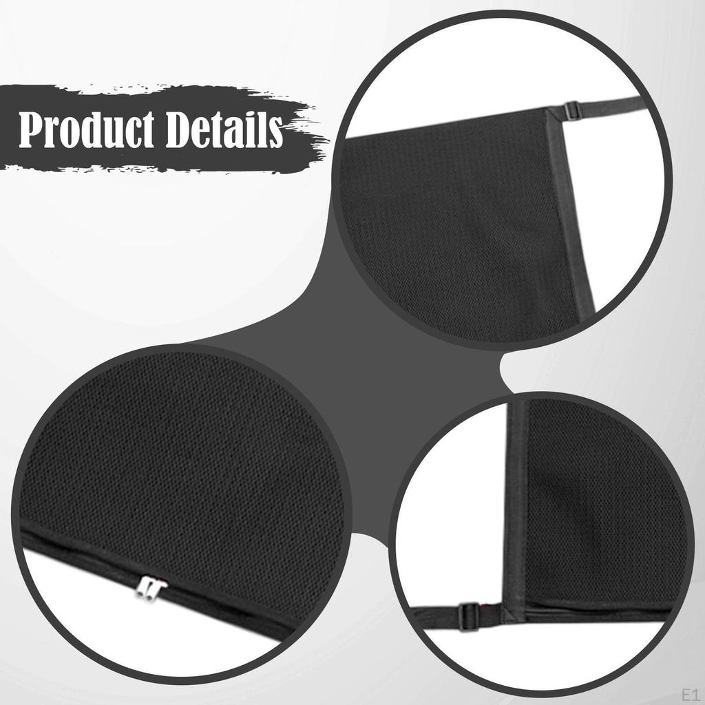 Car Ceiling Cargo Net Bag Auto Organizer Hanging Zippered Pocket Material Convenient