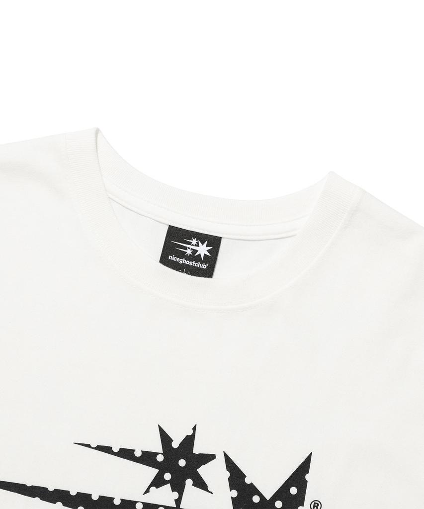 NICEGHOSTCLUB Dot Symbol Tee_White(Ng2Fmut516A)