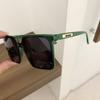 Vintage Big Frame Square Sunglasses Women Retro Fashion Oversized Gradient Black Mirror Sun Glasses for Female