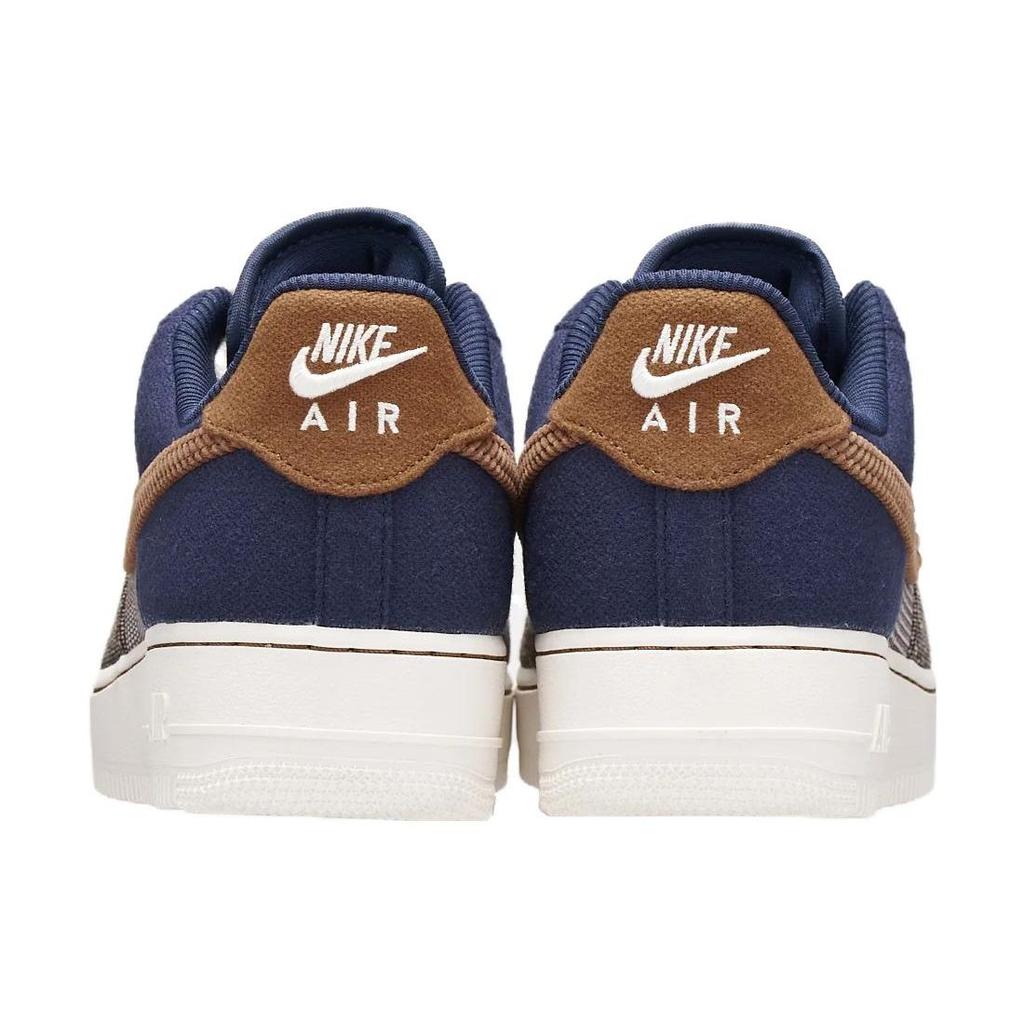 Nike נייקי אייר פורס 1 07 פרימיום טוויד קורדרוי נעלי סניקרס לגברים חום נייבי חצות חום אייל FQ8744-410
