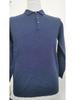Men's Casual Long Sleeve European Size Polo Knit Sweater