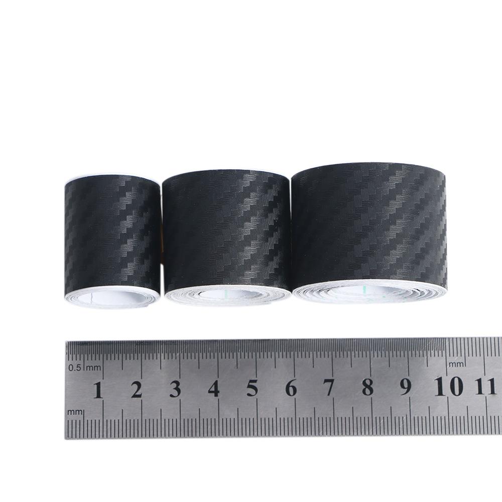 Bumper sSrip Protection Film 3D Carbon Fiber Sticker Anti Scratch Tape DIY Paste Protector Strip