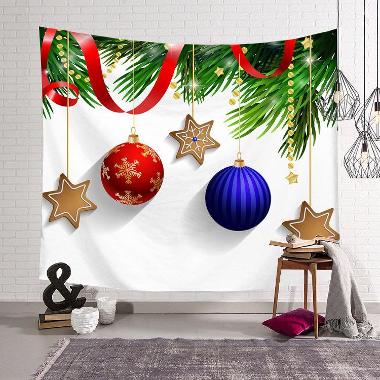 Wohnzimmer Wandteppich Weihnachtsdruck Wandbehang Schlafzimmer Wandteppich