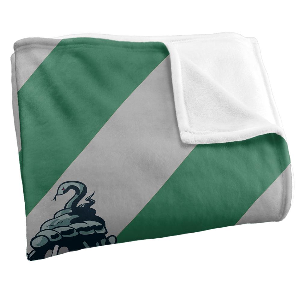 Harry Potter Slytherin Striped Blanket