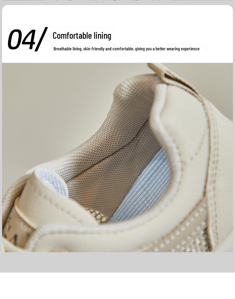 2025 Summer Women's Korean Style White Sneakers: Height Increasing, Breathable, Trendy Skateboard Shoes