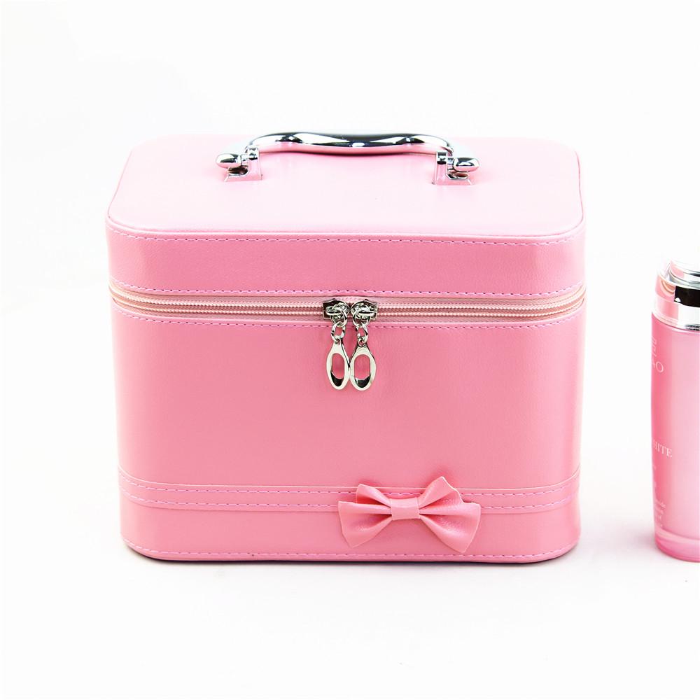 Large Capacity 2024 Summer Women's Cute Korean Makeup Bag - Multifunctional Storage Case