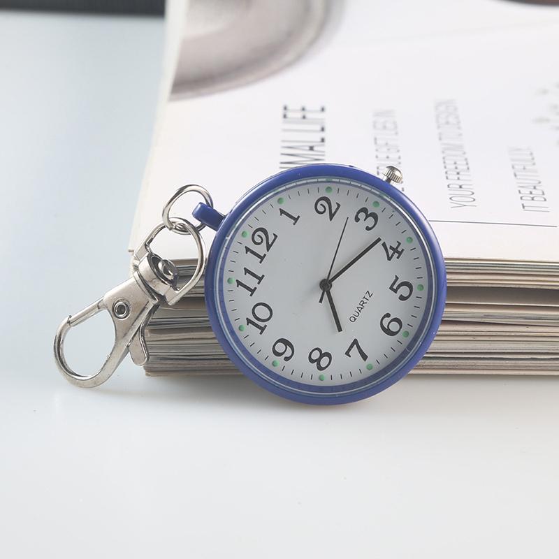 Pocket Watch Keychain Remote Control Clock Student Doctor Medical Vintage Watch