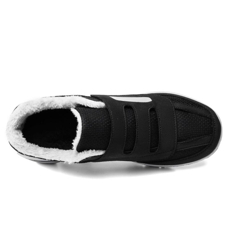 Chaussures d'hiver chaudes pour personnes âgées avec large boîte à orteils Chaussures diabétiques pour pieds larges Orthopédie Pieds gonflés Oignon Douleur au pied Soulagement