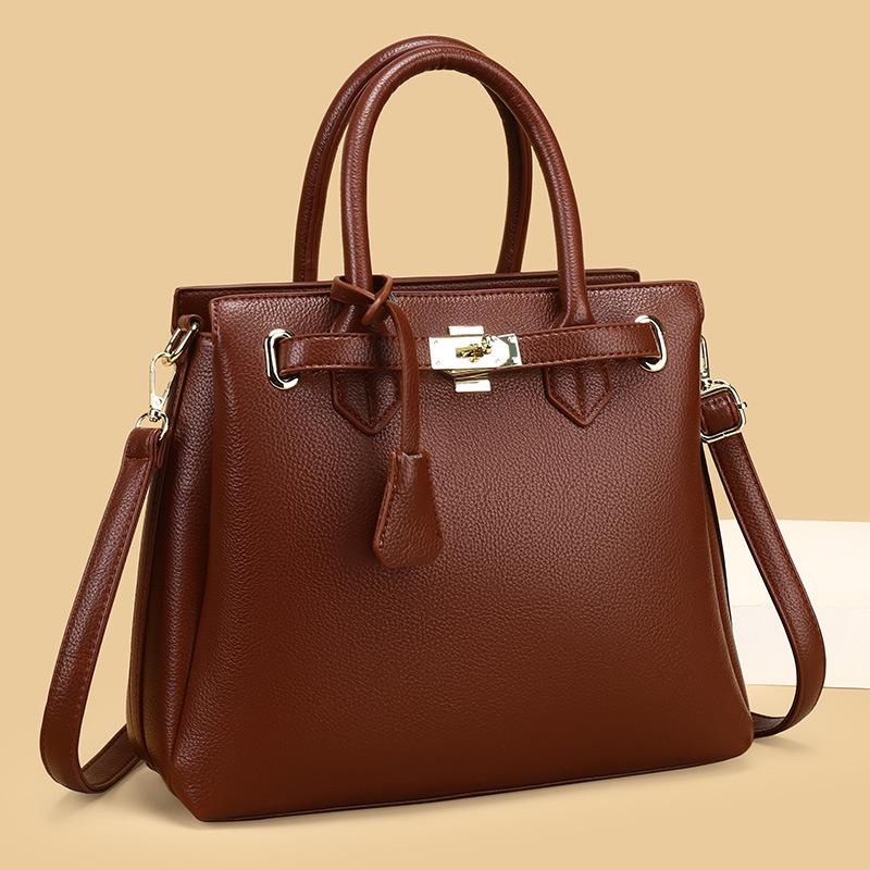 Women's bag new urban simple and fashionable large-capacity portable shoulder oblique span bag