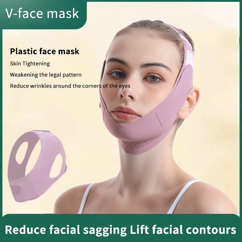 Reusable V-Line Face Slimming Bandage Chin and Cheek Lifting Belt for Facial Contouring, Massage, and Skin Care