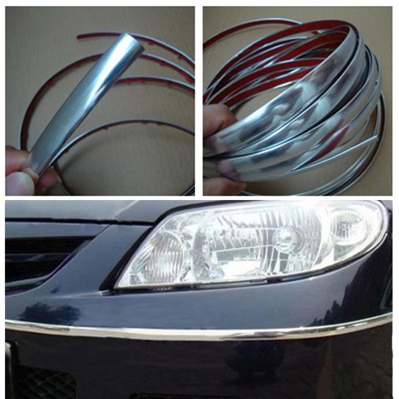 6m noir edge guard 6mm bande autocollante moulage garniture décorative de protection