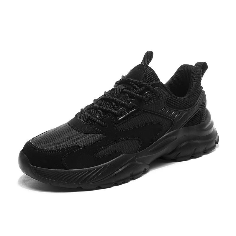 Guochao extra large size dad shoes new sports and leisure shoes trendy men's platform heightening shoes size 45-46