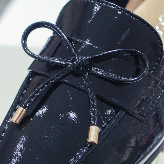 Gosse Women’s Bow Patent Loafers OZP5F022 2 Colors 4cm