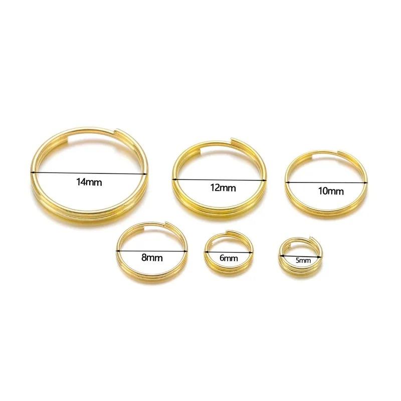 Breloc Metalic Conector Inel Dublu pentru Accesorii de Bijuterie Aprovizionare Breloc DIY