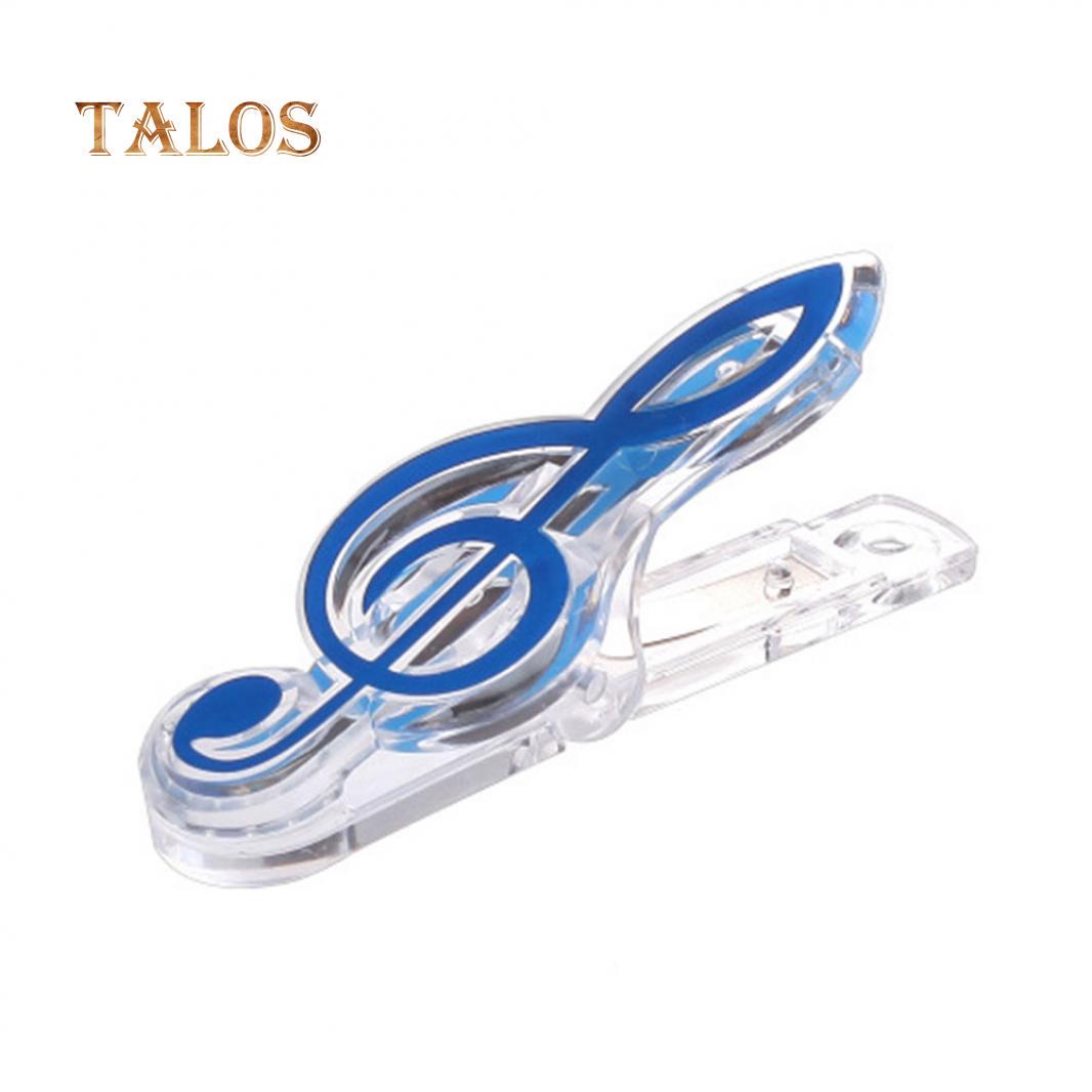 

Прекрасная пластиковая музыкальная книга, страница музыкальной ноты, зажим в форме скрипичного ключа, закладка, музыкальные инструменты синий