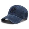 Hat Women's Korean Version Cap Soft Top Washed Distressed Baseball Cap Fashion Casual Men's Embroidery Sunshade Sunscreen Hat