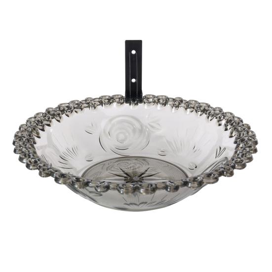 Outdoor Bird Bath Feeder Tray Durable Construction Easy To Clean Simple Installation Detachable Hummingbird Birdbath Bowl
