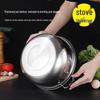Thickened 304 Stainless Steel Soup & Milk Pot with Steamer for Induction & Gas Cookers