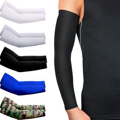 2 Stück Unisex Kühlende Armstulpen zum Sport Laufen UV-Sonnenschutz Outdoor Männer Angeln Radfahren Ärmel zum Verstecken von Tattoos