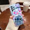 Clear Case For Samsung Galaxy A57 A37 A56 5G A36 Case A55 A54 A35 A26 A07 A17 A16 A06 A34 A15 Soft Shockproof Cover Ohana Stitch