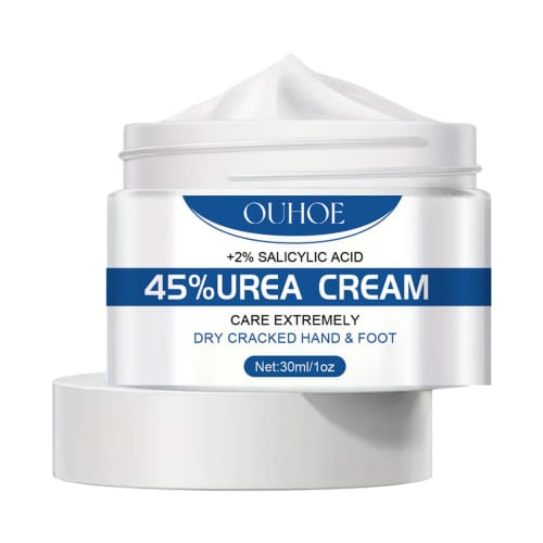 

Крем с мочевиной 45% для сухих потрескавшихся ног, пяток, коленей, локтей, рук, лечебный, увлажняющий, отшелушивающий, крем с мочевиной для ног