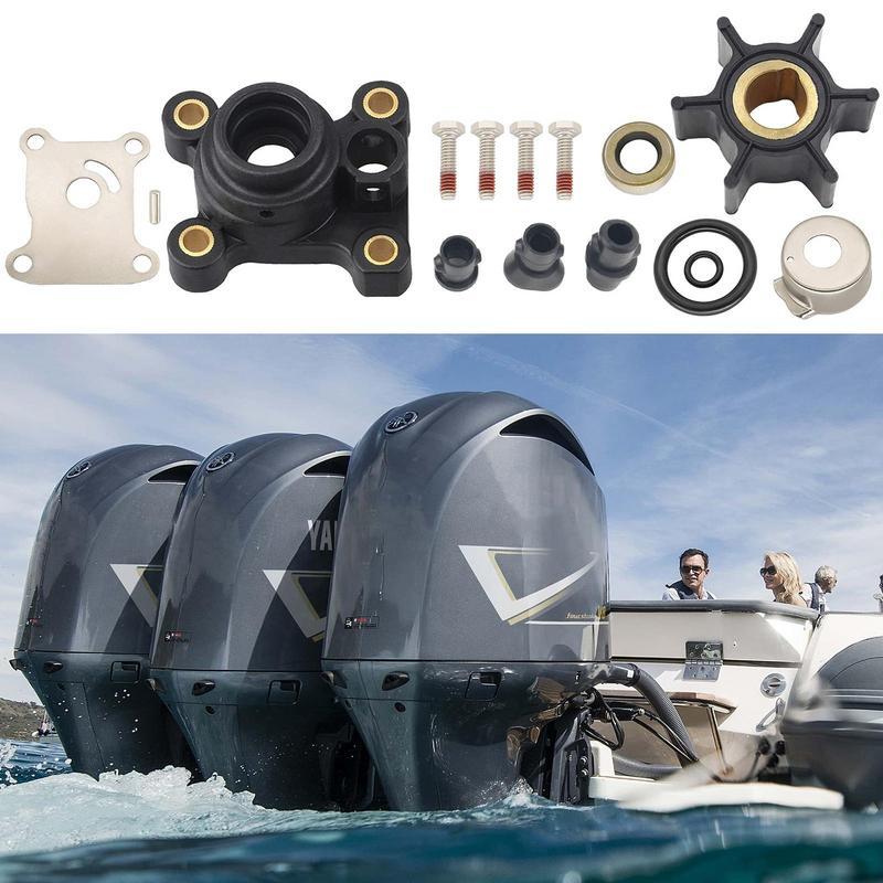 Water Pump Impeller For Johnson/Evinrude 9.9hp 15hp Outboard Motor Engine 394711 Complete Replacement Water Pump Impeller Kit