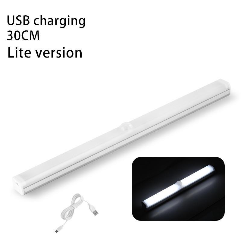 

Sensing Body Led Intelligent Magnetic Suction Strip Usb Charging Wardrobe Lights White Light