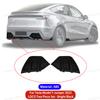 For Tesla Model Y Juniper 2025 Rear Bumper Side Corner Diffuser Lip Splitters Lower Corner Spoiler Aprons Wrap Angle Accessories