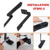 Adjustable Left Side Kick Panel Dead Pedal Foot Rest Pad For Gladiator JT For 2007-2025 Jeep Wrangler JL JK JLU 4XE Black