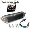 Silenziatore Scarico Moto Yamaha & KTM per R15, R3, R25, GSXR600, 750, 250, RC390