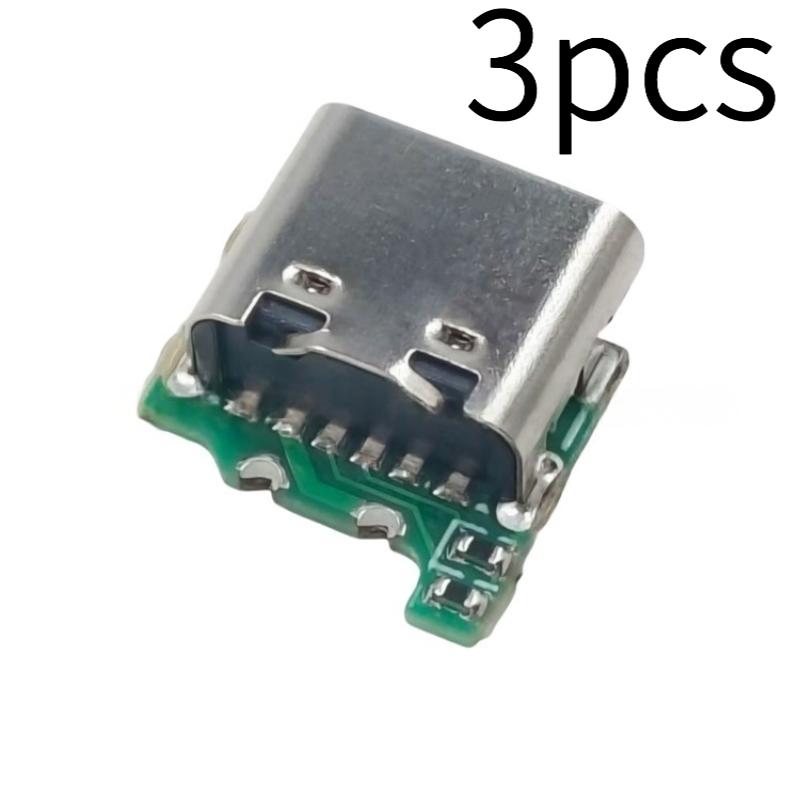 1/2/3Pcs NDSL USB Type C Mod Replacement Socket DS Lite Fast Charging Port Conversion DIY Accessory Requires Hands-on Ability