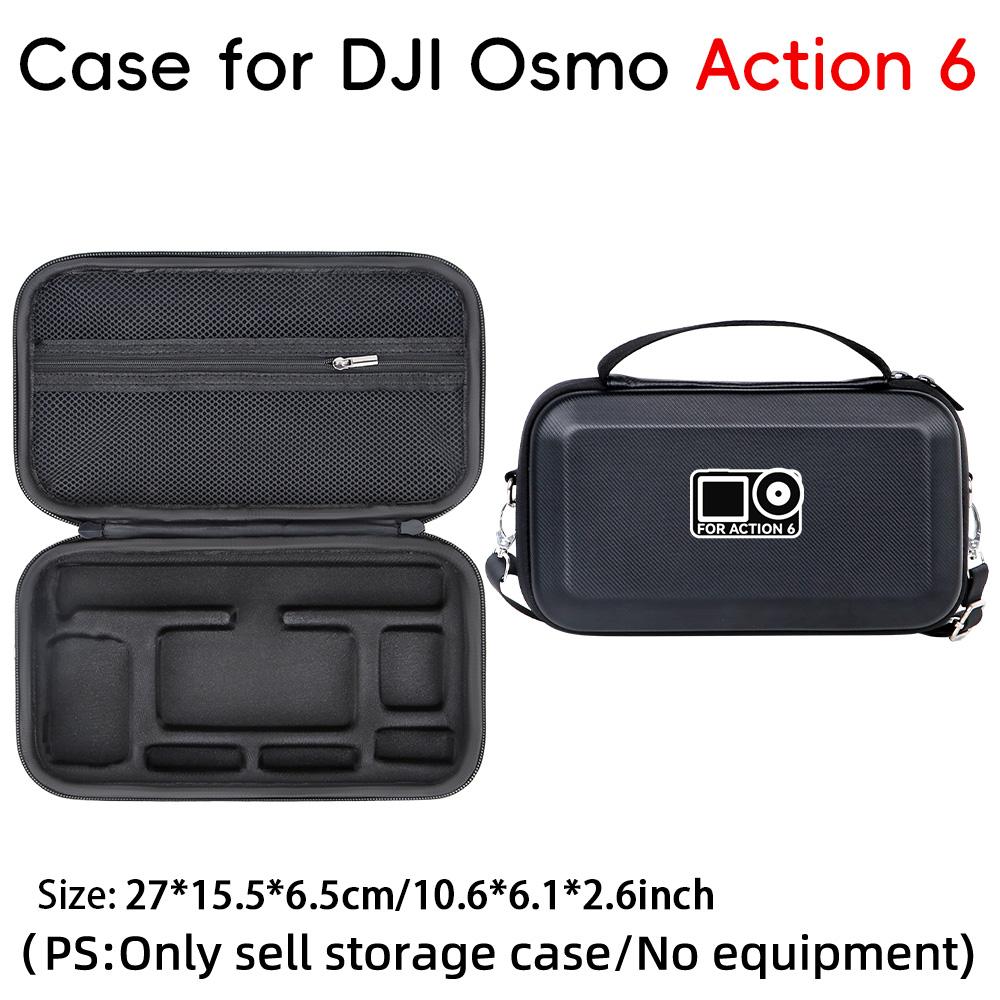 

Lined Integrated High-Capacity Storage Case For DJI ACTION 6 Pressure-Resistant And Shockproof To Protect Your Camera